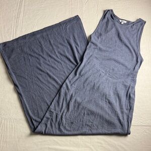 Splendid Women's Blue Gray Sleeveless Tank Maxi Dress Size XS